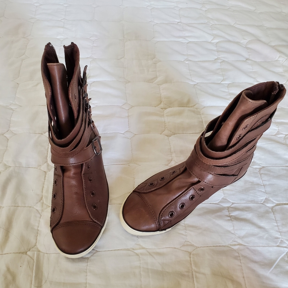 Converse leather shoes